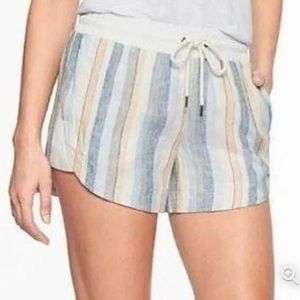 Athleta Beachside Bali Linen Shorts